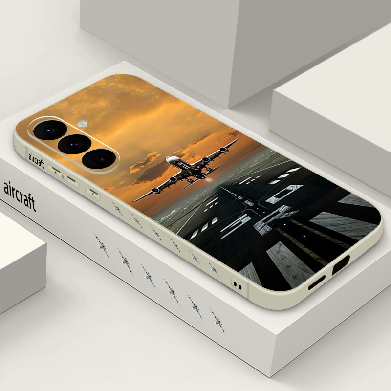 Samsung Galaxy A55 - เคสโทรศัพท์ลายเครื่องบินสำหรับ Samsung Galaxy S26 S25 S24