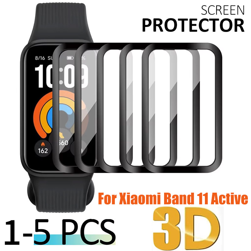 Hydrogel Screen Protector - ฟิล์มกันรอยขอบโค้ง 3D สำหรับ Xiaomi Band 11