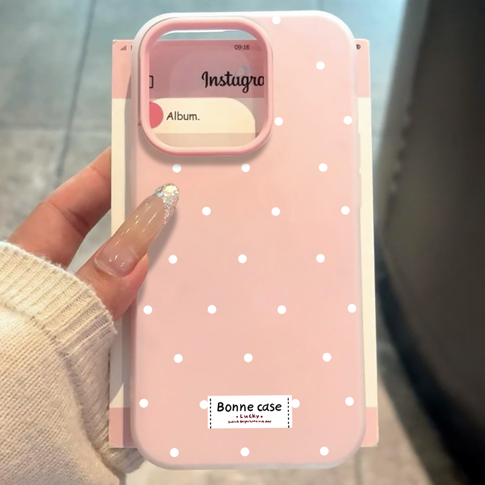 Samsung Galaxy A55 - เคสลายจุดสไตล์ฝรั่งเศส INS สำหรับ Samsung Galaxy S21