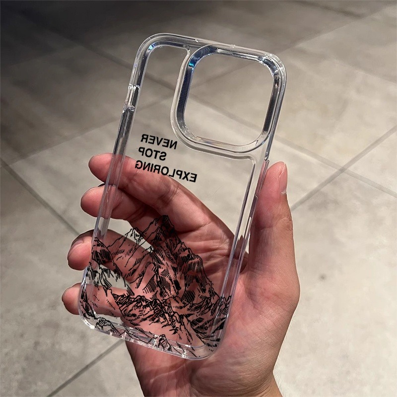 เคสโทรศัพท์ลายเส้นภูเขาสำหรับ  - Apple Iphone 15 Pro Max บทวิจารณ์และราคา