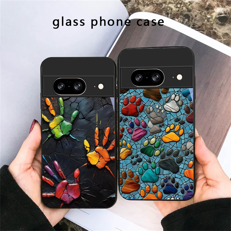 เคสโทรศัพท์แก้วสีดำลายรอยเท้าส - Google Pixel 8A บทวิจารณ์และราคา