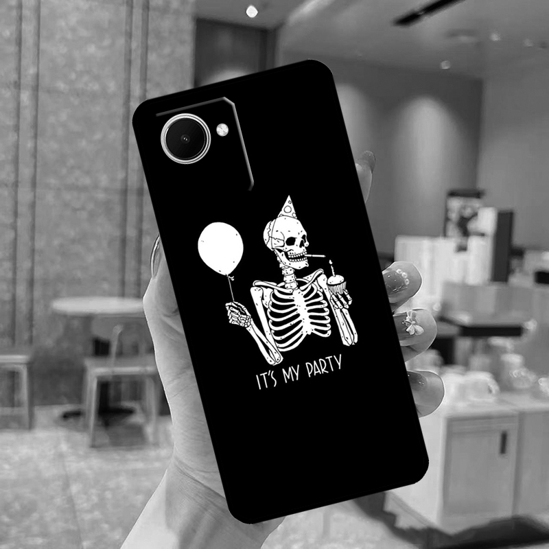 เคสลายศิลปะโครงกระดูกกะโหลกสุด - Realme C67 บทวิจารณ์และราคา